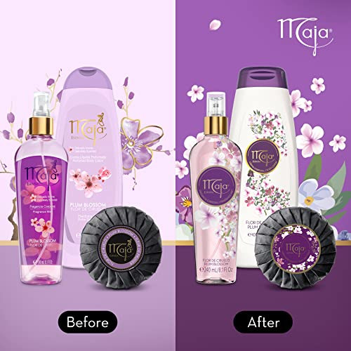 Maja Plum Blossom Soap Perfumed Soap Round And Luxurious Soap To Clean And Moisturize Your Skin Leaves Skin Beautifully Scented And Soft 2