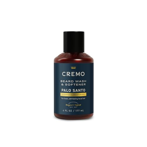 Cremo Palo Santo Reserve Collection Beard Wash And Softener Moisturizes Styles And Reduces Beard Itch For All Lengths Of Facial Hair 6 Fluid