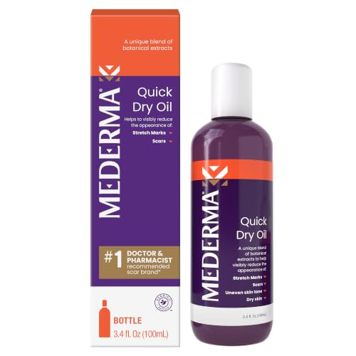 Mederma Quick Dry Oil Scar And Stretch Mark Treatment Fast Absorbing