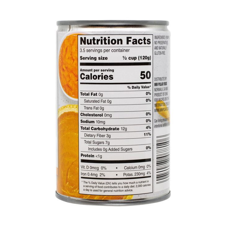 Mw Polar All Natural Pumpkin 15 Ounce Pack Of 12