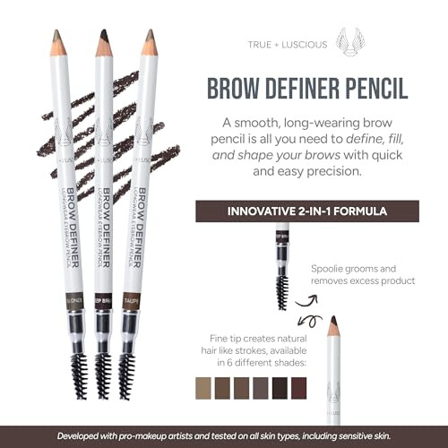 True Plus Luscious Brow Definer Pencil Pomade And Powder Blonde