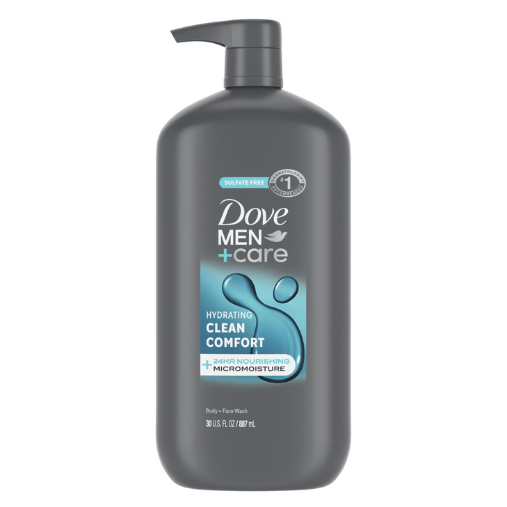 Dove Men Plus Care Body And Face Wash Hydrating Clean Comfort For Men 30 Oz