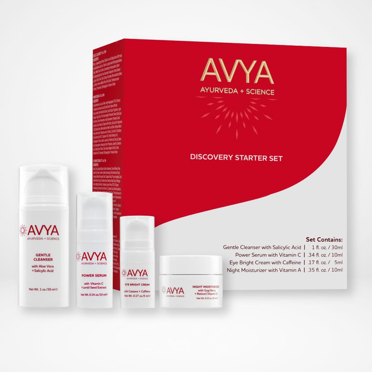 Avya Skincare Discovery Starter Set Anti Aging Travel Kit