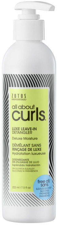All About Curls Luxe Leave In Detangler Deluxe Moisture Detangle Moisturize De Frizz All Curly Hair Types Vegan And Cruelty Free Sulfate