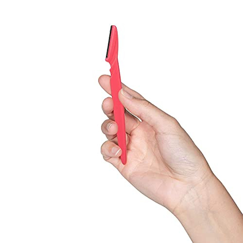 Opaz Eyebrow Razor For Women 12 Pack With Precision Guide Cover