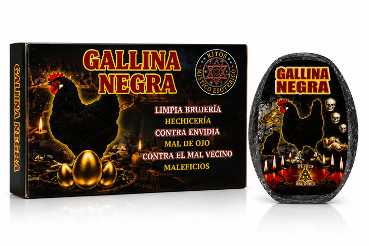 Zoeartcrafts Gallina Negra Black Hen Protection Bar Soap 3.2 Oz