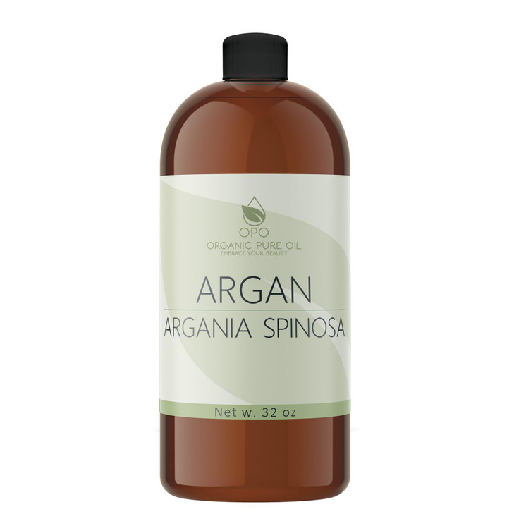 Opo Deodorized Argan Oil 32 Oz Pure Morocco Partially Filtered Unscented Non Gmo Vegan Bulk Carrier Oil Skin Hair Face Body Hydrating