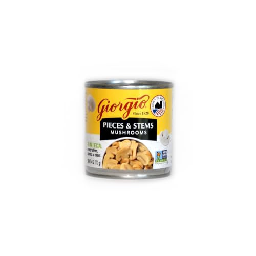 Giorgio Pieces And Stems Mushrooms 4 Oz Can Pack Of 6