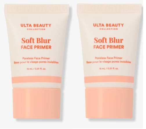Ulta Beauty Travel Size Poreless Face Primer Size 0.5 Oz. 2 Pack