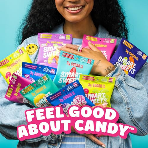 Smartsweets Lollipops Low Sugar Hard Candy 3.0Oz Bag