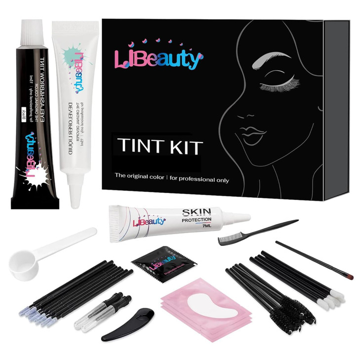 Libeauty Lash Color Kit Black Temporary Eyebrow Beauty Enhancing Kit