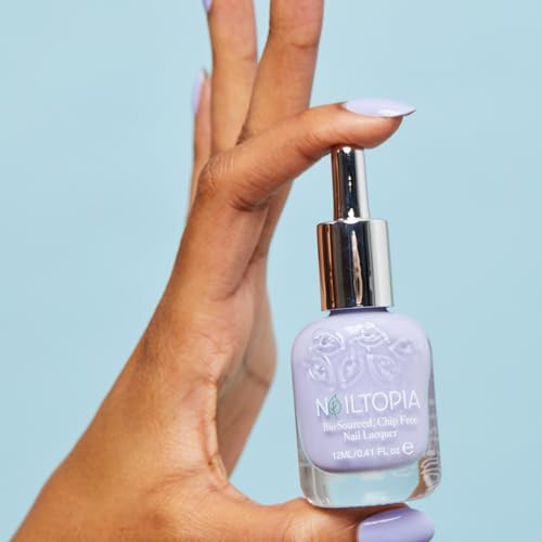 Nailtopia Bio Sourced Chip Free Nail Lacquer Fast Dry Nail Polish Superfood Infused Natural Nail Polish Keep It 100 0.41 Oz