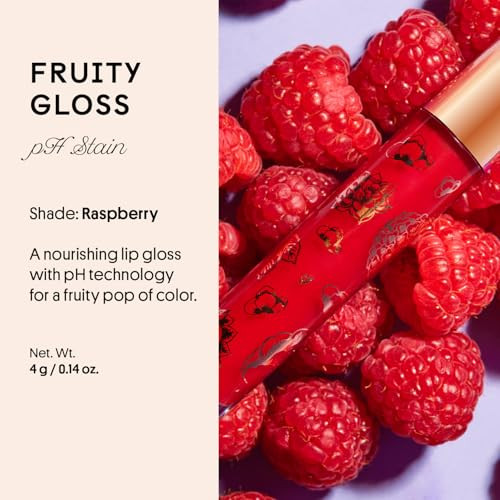 Winky Lux Fruity Ph Lip Gloss Raspberry Nourishing Ph Color Changing