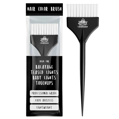 Cooboard Hair Color Brush Soft Bristle Hair Coloring Brush Tint Dying Coloring Applicator Dye Brush For Bleach And Dye Pointed Handle