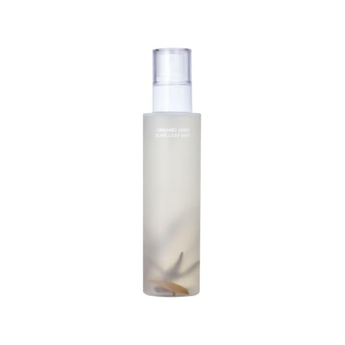 Whamisa Organic Herb Olive Leaf Mist Facial Mist Spray Waterless Formula Fermented Ingredient Formula Hydration Portable Korean Skin Care
