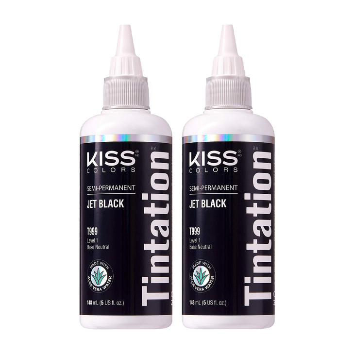 Red By Kiss Tintation Semi Permanent Hair Color Aloe Vera Water Based Argan Oil Olive Oil Collagen And Keratin Long Lasting Color Dye Jet