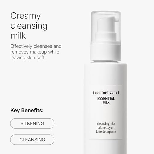 Comfort Zone Essential Cleansing Milk Gentle Cleanser 6.76 Fl Oz