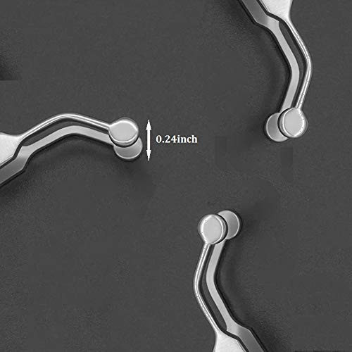 Funornam Meibomian Gland Expressor Round Stainless Steel