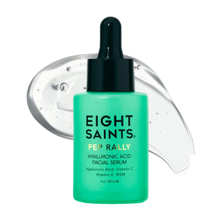 Eight Saints Skincare Pure Hyaluronic Acid Serum For Face Plumping Vitamin C Face Serum With Vitamin E For Fine Lines Reduces Wrinkles