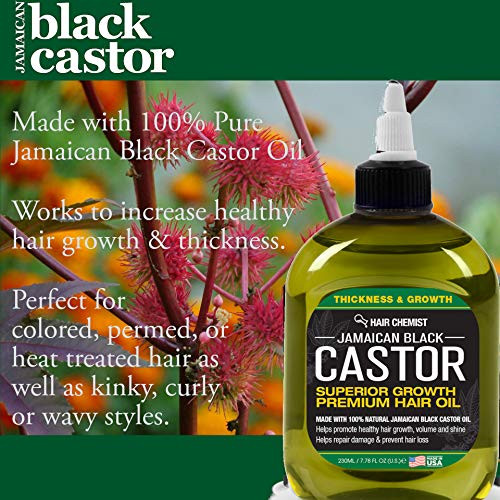 Hair Chemist Superior Growth Jamaican Black Castor Hair Oil 7 Oz