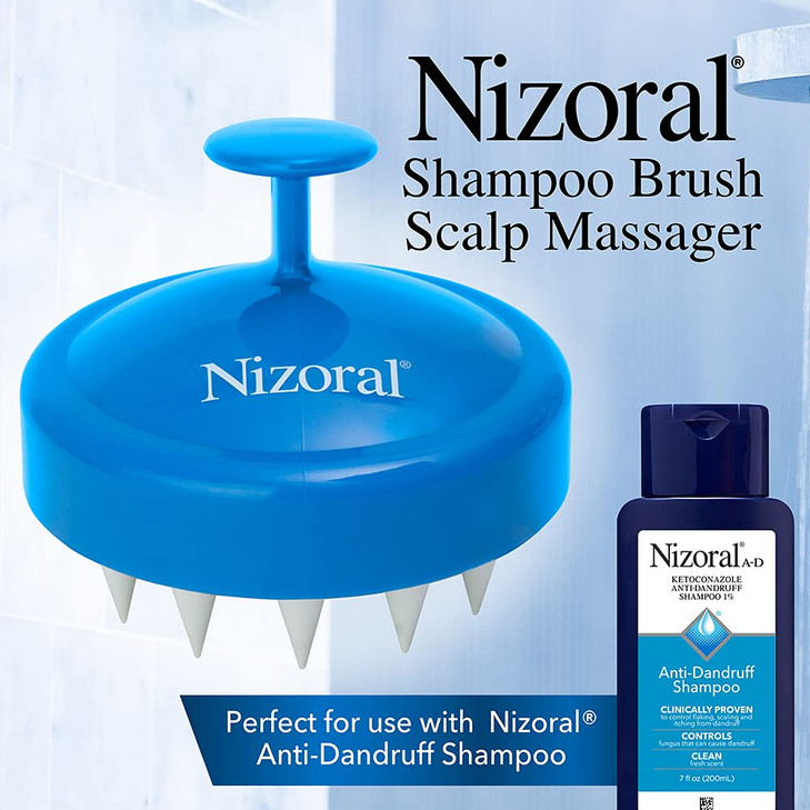 Nizoral Hair Shampoo Brush Scalp Massager For All Hair Types