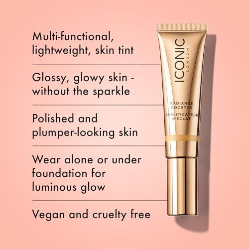 Iconic London Radiance Booster Tinted Moisturizer Sand Glow 1.01 Fl Oz