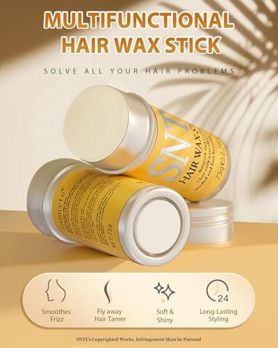 Samnyte Hair Wax Stick Gel Tamer For Flyaways Nourishing Slick Stick Pomade For Women And Kids Slick Back And Styling Cream Hair Styling