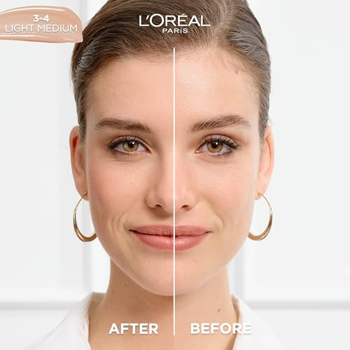 L Oreal Paris True Match Nude Hyaluronic Tinted Serum Foundation With 1 Percent Hyaluronic Acid Light Medium 3 4 1 Fl. Oz