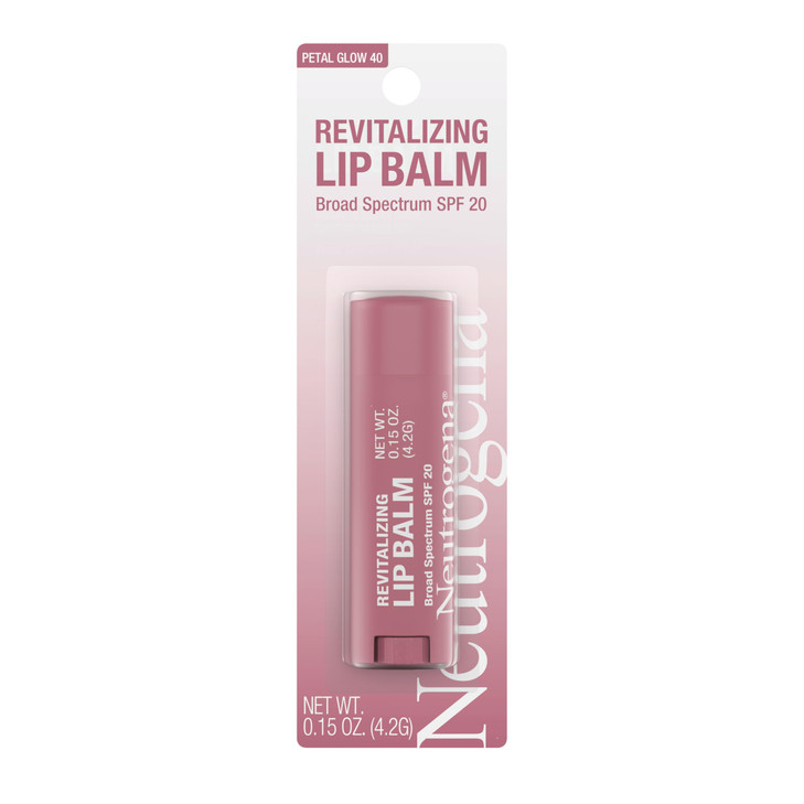 Neutrogena Revitalizing Tinted Lip Balm Broad Spectrum SPF 20 Sunscreen, Moisturizing Lip Balm with a Sheer Tint for Softer, Smoother, Healthier-Look