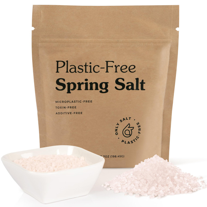 Ancient Spring Salt Organic Natural Microplastic And Toxin Free 7Oz Pouch