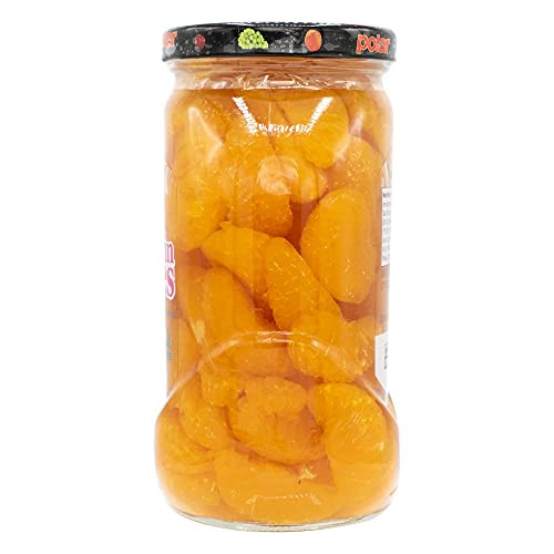 Mw Polar Mandarin Oranges In Light Syrup Glass Jar 20Oz Pack Of 6