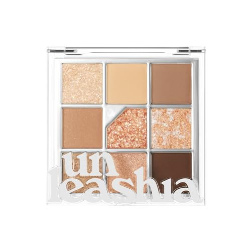 Unleashia Glitterpedia Eyeshadow Palette Matte Shimmer And Glitter Shades High Pigment Blendable Eye Makeup Long Lasting Korean Makeup Vegan