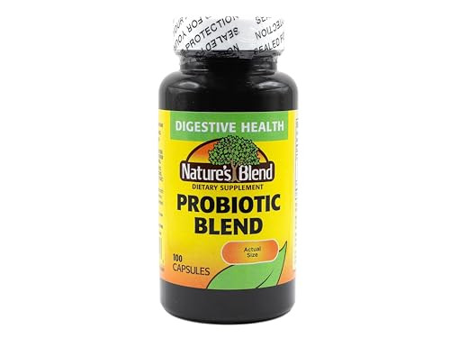 Nature's Blend Probiotic Blend 2 Million Cfu 100 Caps, White