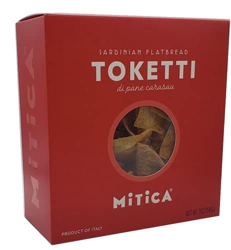 Mitica It361 Toketti Di Pane Carasau Sardinian Flatbread 7Oz 198Grs Pack Of 1