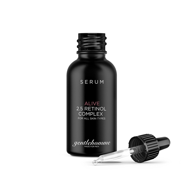 Gentlehomme Men S Anti Aging Retinol Serum Hydrating Serum With Hyaluronic Acid Vitamin B6 And Aloe Vera Reduces Signs Of Aging Dark Spots