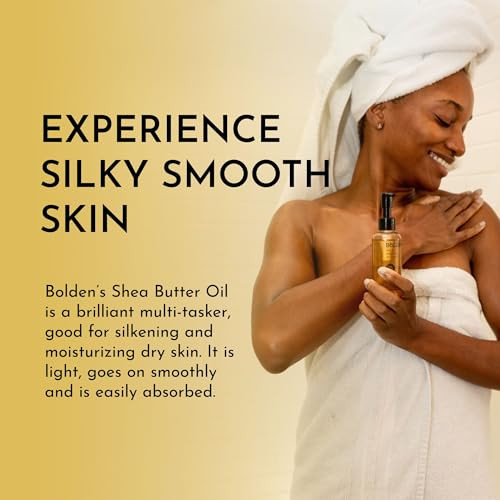Bolden Sweet Vanilla Shea Body Oil With Vitamin E Stretch Mark Pregnancy Care 100 Percent Natural Moisture Shea Oil Lightweight After Shower