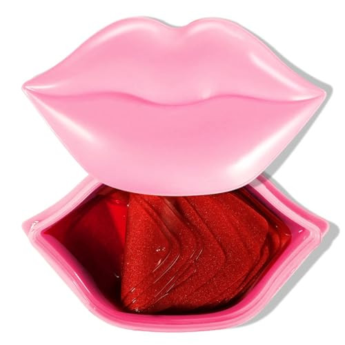 Veze Lip Masks Collagen Lip Mask 20 Pcs Lip Mask For Dry Lips Lip Masks Skincare Crystal Lip Pads For Moisturizing Anti Wrinkle Anti Aging