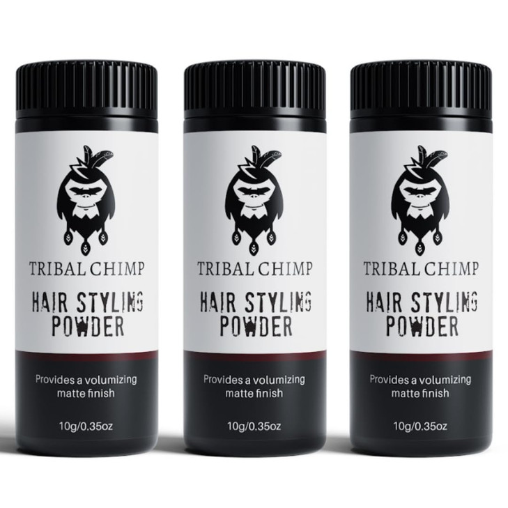 Tribal Chimp Hair Styling Powder All Day Invisible Hold Hair Volumizer And Texture Powder For Men And Women Styling Powder With Matte Finish