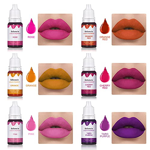 12 Colors Liquid Lip Gloss Pigment Set Diy Lipstick Liquid Pigment Set