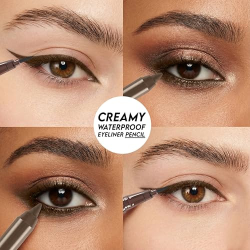 Profusion Cosmetics Espresso Eyeliner Duo Brown Waterproof Liquid Eyeliner Pen And Creamy Pencil Eyeliner Smooth Highly Pigmented Formula