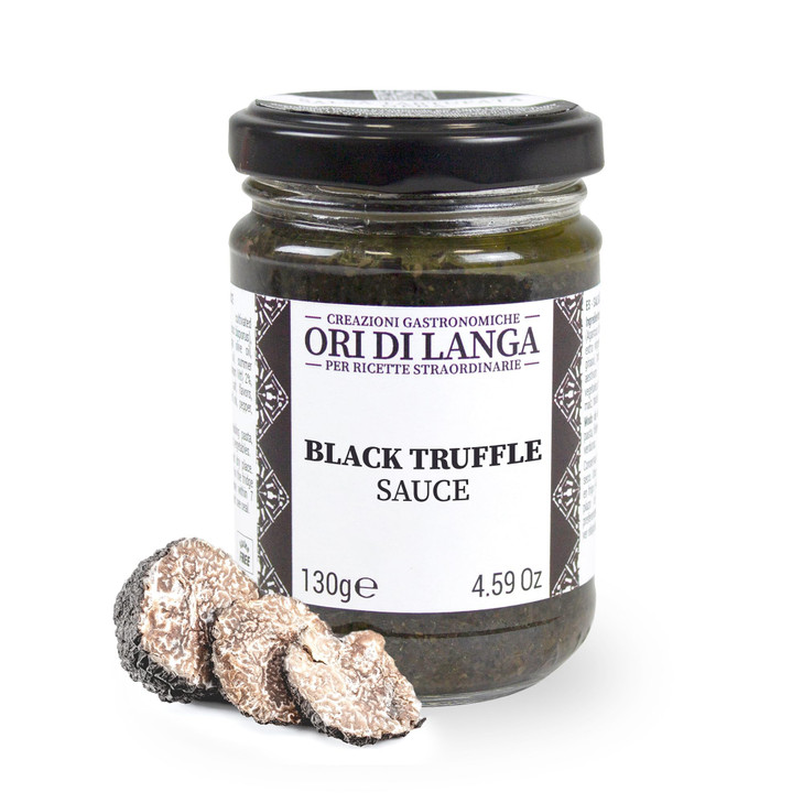 Ori Di Langa Italian Black Truffle Sauce With Mushrooms 4.59 Oz