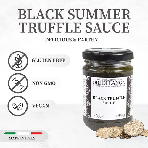 Ori Di Langa Italian Black Truffle Sauce With Mushrooms 4.59 Oz