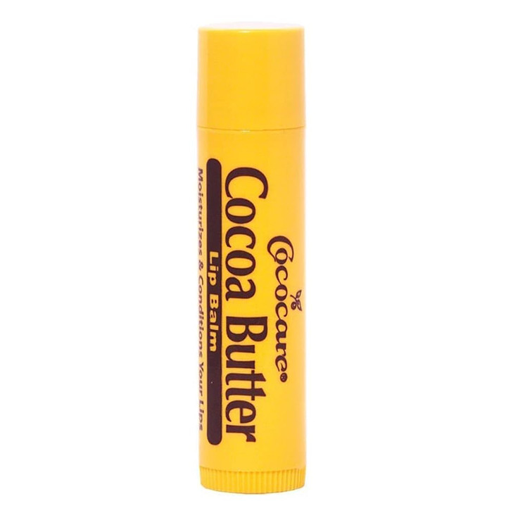 Cococare Cocoa Butter Lip Balm - The Little Yellow Stick Enriched with Natural Cocoa Butter - Conditions & Protects Lips with Hydrating Formula - 0.1