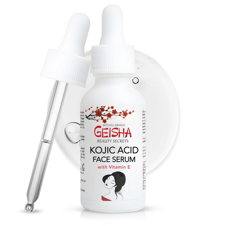 Geisha Kojic Acid Serum 1 Fl Oz 30Ml Helps To Reduce Dark Spots On Face Body Armpits Elbows Knees Made In Usa
