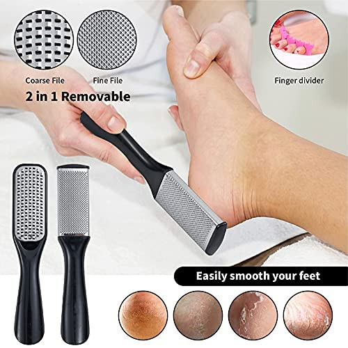 31Pc Professional Pedicure Kit Nail Clipper Foot Rasp And Callus Remover