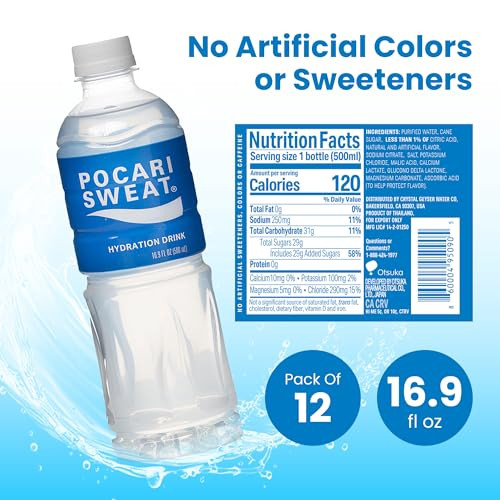 Pocari Sweat Pet Bottles The Water And Electrolytes That Your Body Needs Japans Favorite Hydration Drink Now In The Usa Clear 500 Ml 12 Pack