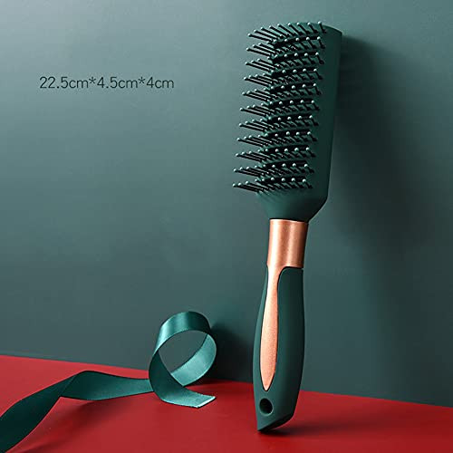Rn Beauty Detangling Brush Anti Static Massage Hair Brushes Nylon Bristle Pins Blow Drying Detangler Hairbrush Styling Comb For Men And