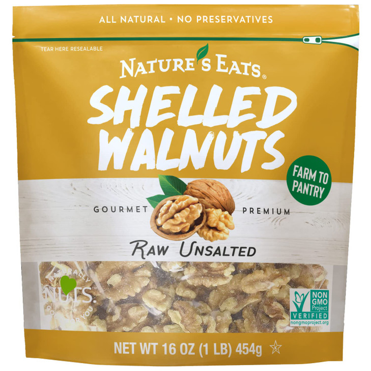 Nature S Eats Walnut Halves 16 Oz