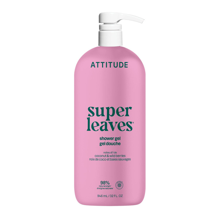 Attitude Body And Face Wash Coconut And Wild Berries Ewg Verified 32 Fl Oz