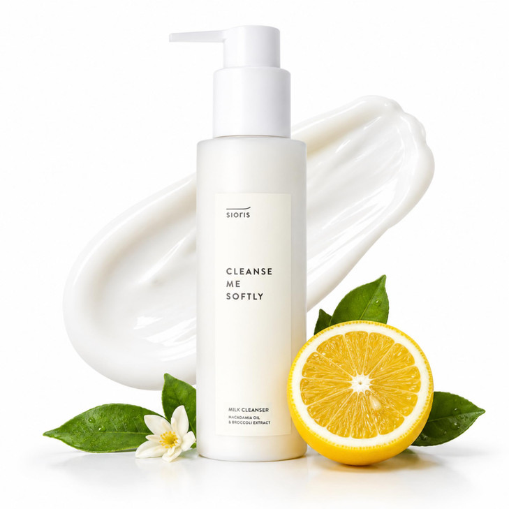 Sioris Cleansing Milk And Makeup Remover Korean Face Wash For Sensitive Skin